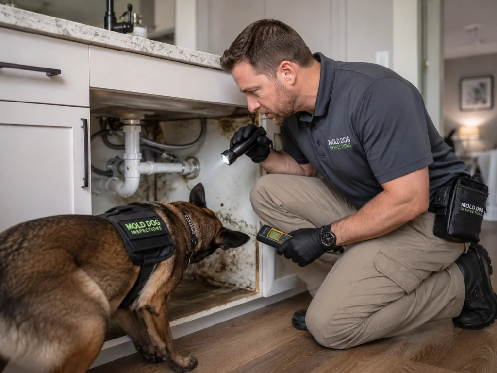 Mold Dog Under-Sink Inspection