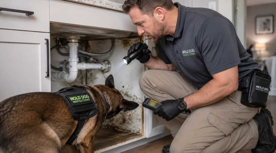 Mold Dog Under-Sink Inspection