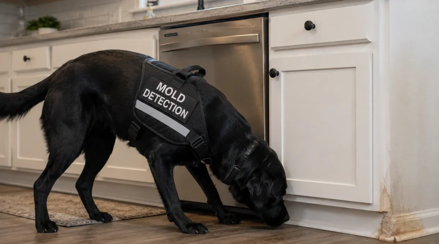mold detection dog