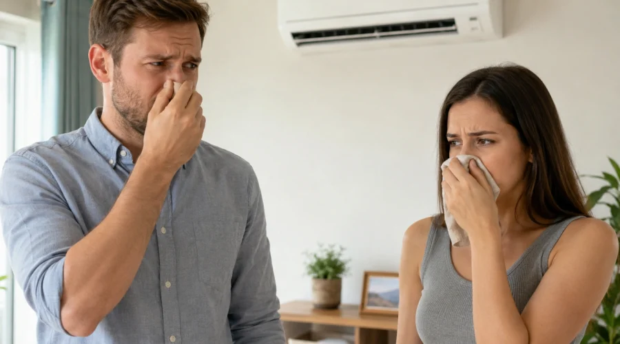 musty smell at home